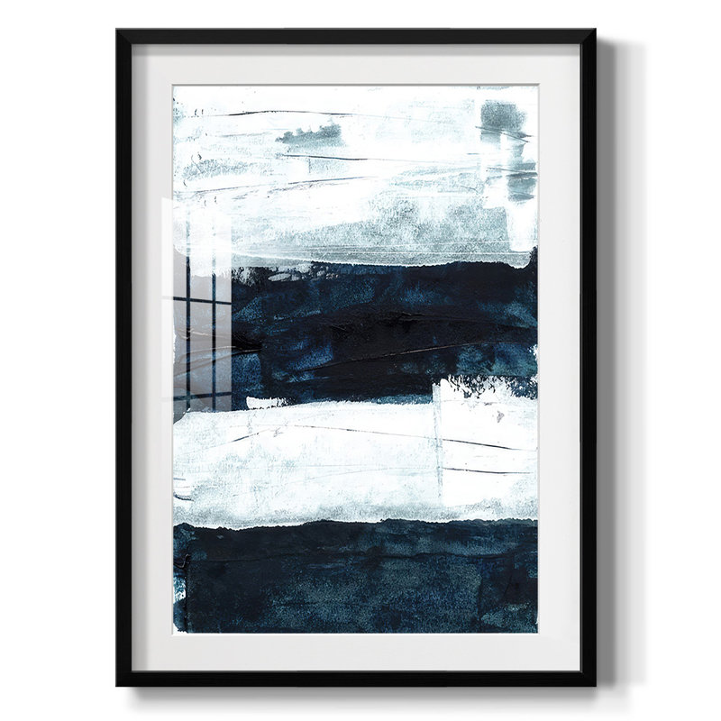 Deep Deep I - Impression encadrée, H 25,5 po x l 17,5 po, Noir