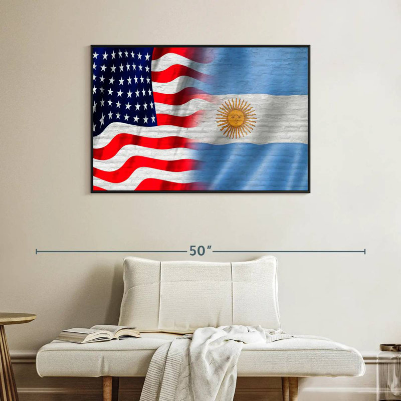 Borges USA et l'Argentine Borges, H 27 po x l 40 po