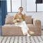 Canapé confortable en chenille pour une détente et un style dans n'importe quelle pièce-129580085-129580083