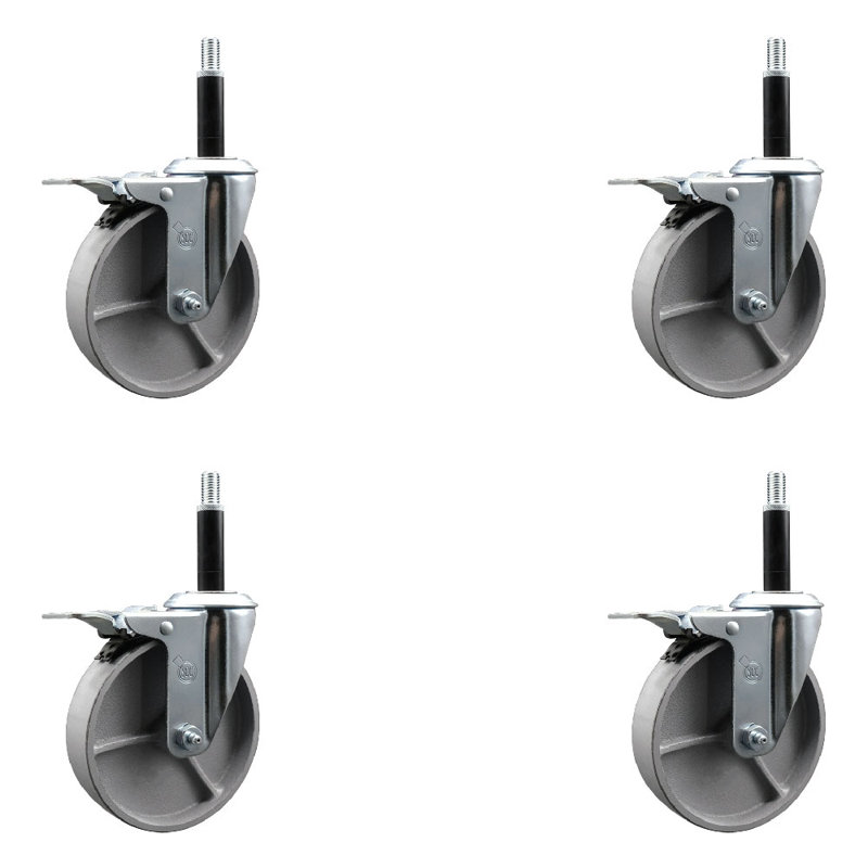 Ensemble de roulettes extensibles 5 po