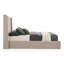 Casteel - Lit moderne en tissu brun clair-727437256