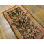Petit tapis à petits tons de couleur tribal brun antique