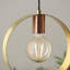 Maleah 1 - Light Nickel Single Pendant