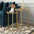 Luquantra Glass Top Nesting Tables
