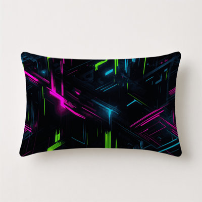 Dynamic Glow Indoor And Outdoor Throw Pillow