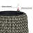 13.4" Self-watering Wicker Planter