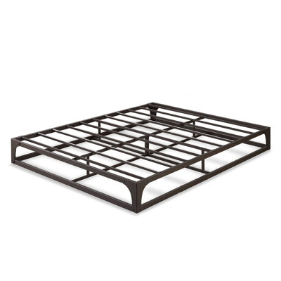 Mellow Ace of Base Metal Platform Low Profile Bed Frame, Hinged 12 Inch