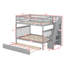Practical Full Size Bunk Bed With Beneath-Bed Trundle-4103819