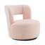 Fauteuil demi-tonneau pivotant Teddy