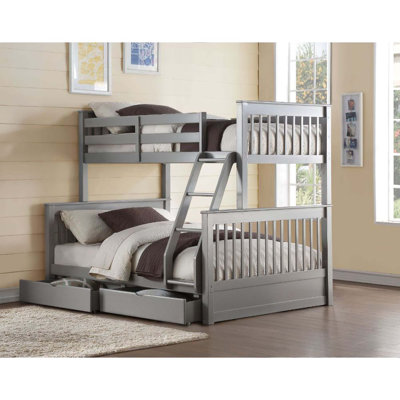 Ellianna Bottom Storage Drawers Bunk Bed by Harriet Bee