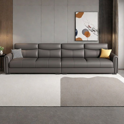 Nordic light luxury straight-row sofa