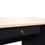 Bureau à simple caisson 47,75 po Cambridge à droite avec 3 tiroirs verrouillables Cambridge-97876640
