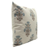 Block Print Throw Pillow Cover MNHGRTLSquare