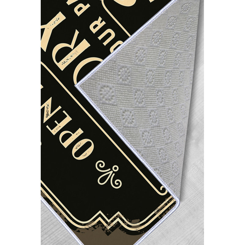 Elegant Machine Washable Area Rug, 100% Polyester, 70.9 x 110.2 inches | Non-Slip PVC Dot Underside, 0.3 in Pile Height | 3D Digital Print Design, Durable & Easy Care for Living Room, Bedroom, & Dining Spaces