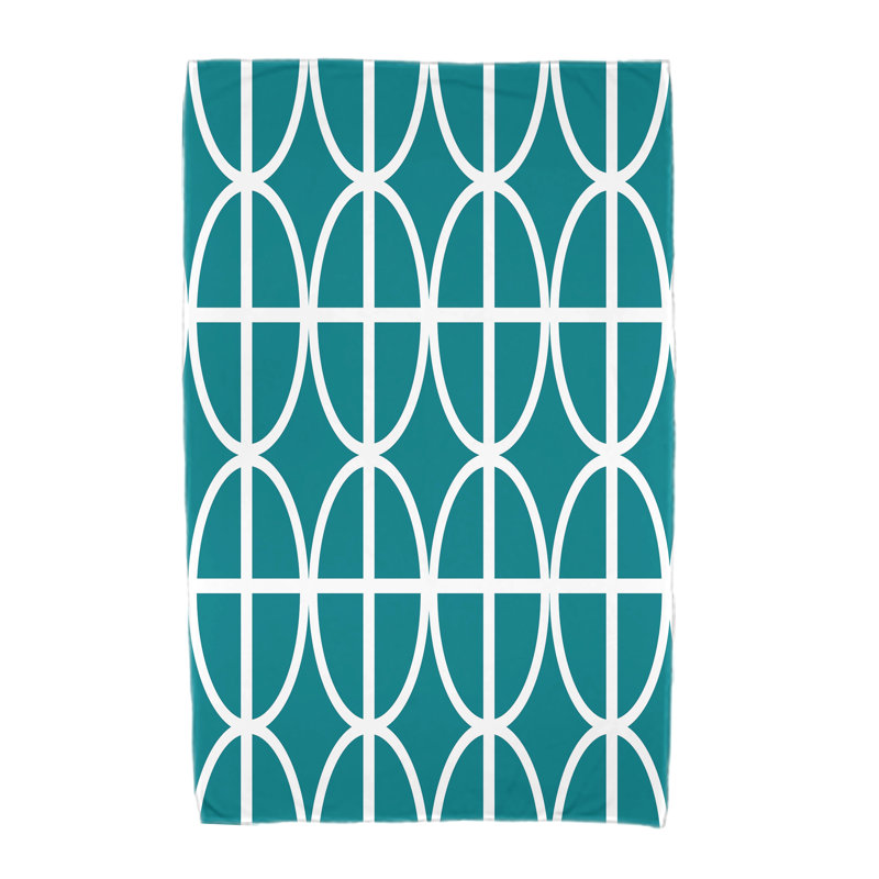 Serviette de plage en microfibre Noxon, Bleu