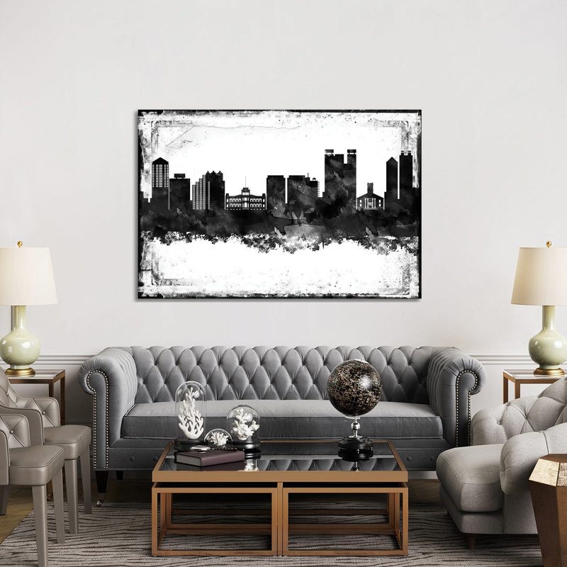 Honolulu Skylines - Wrapped Canvas Painting, 152.5 cm H x 101.5 cm W