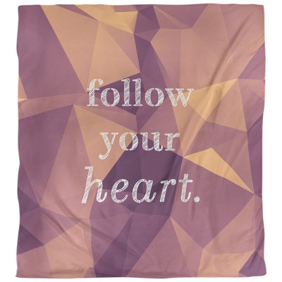 Housse de couette simple suivre votre citation cardiaque
