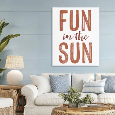 Sentiment d'été sur toile Sun