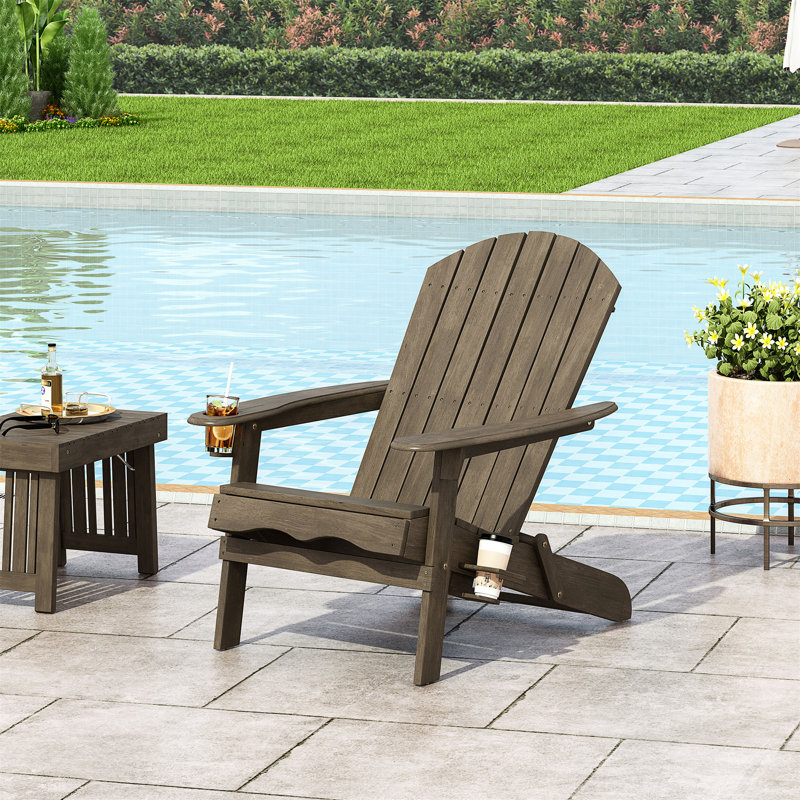 Chaise Adirondack Bellwood, Gris