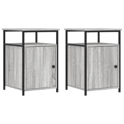 Macbean 40cm W Iron Bedside Table