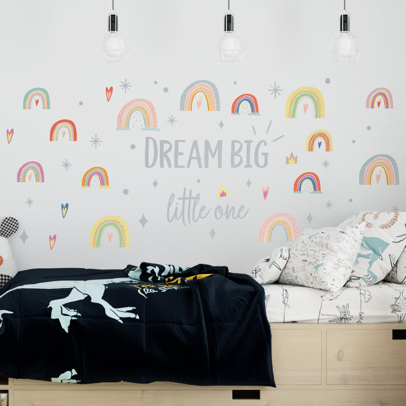 Non-Wall Damaging Wall Decal, Grey