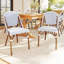 Chaise de bistro empilable toutes saisons Martha Stewart Lily Pond-109713845