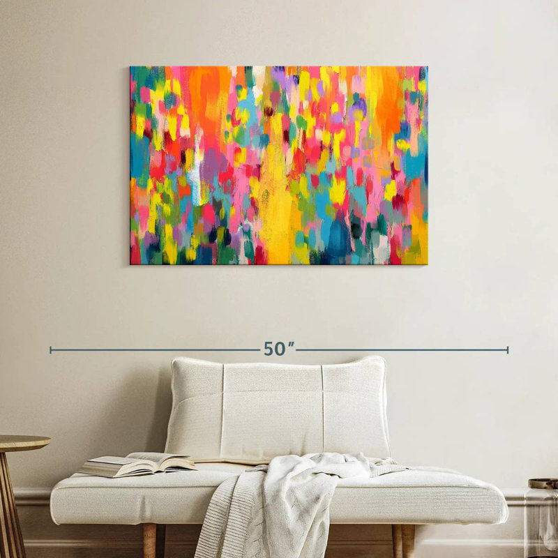 Avery Abstract Vibrant Mix I, H 26 po x l 39 po