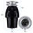 Eco Logic Mid-Duty 1/2 HP Garbage Disposal with Power Cord and Odor Shield, Quiet Continuous Feed Food Waste Disposer