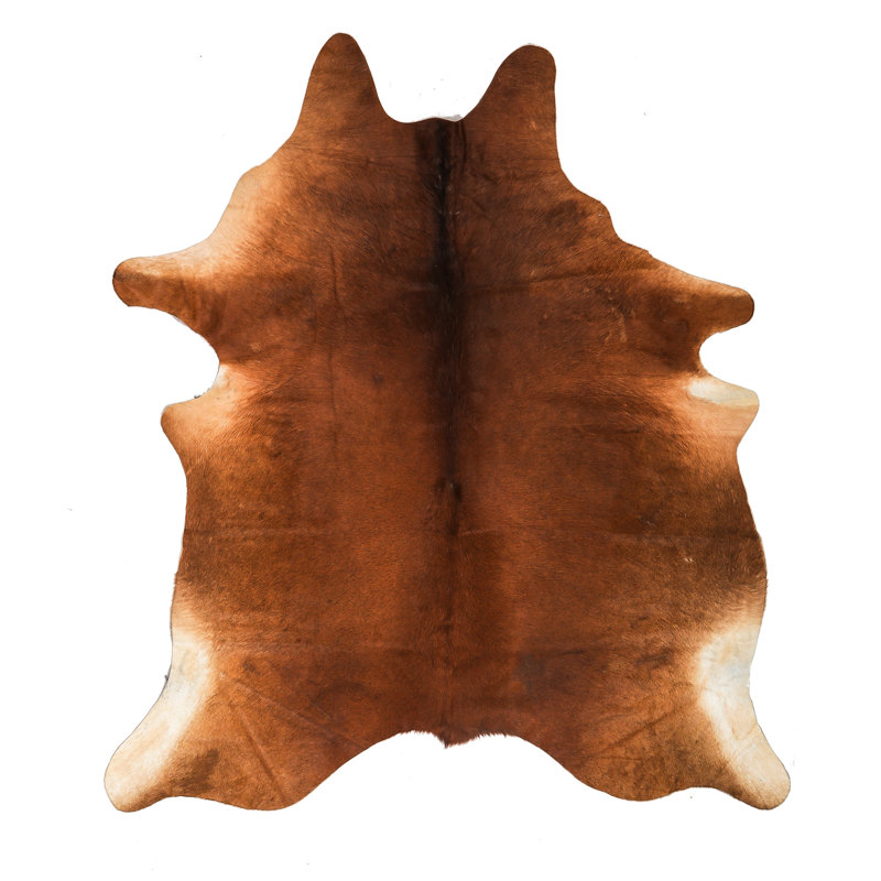 Myrtletown Animal Print Cowhide Flatweave 2cm X 1.75cm Area Rug
