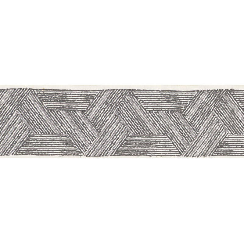Ruban Inara, Noir / gris anthracite