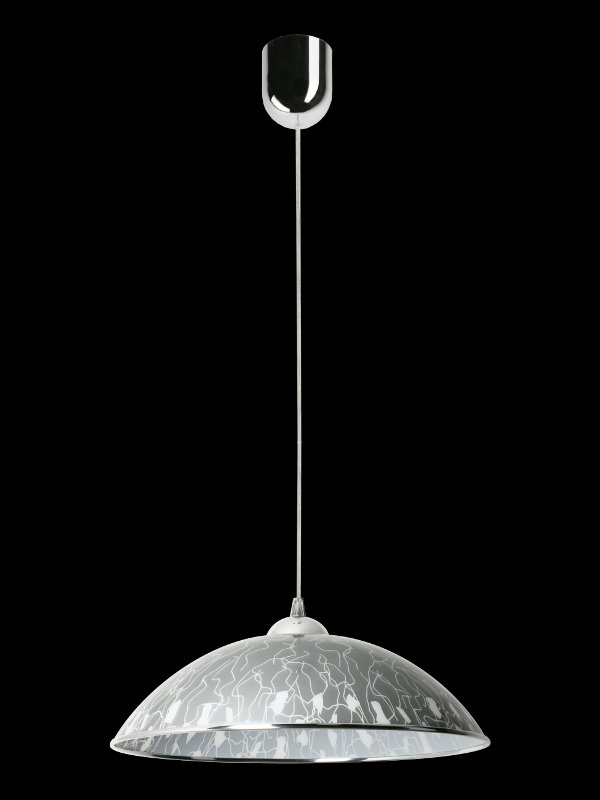 Embry 1 - Light Chrome Dome Pendant