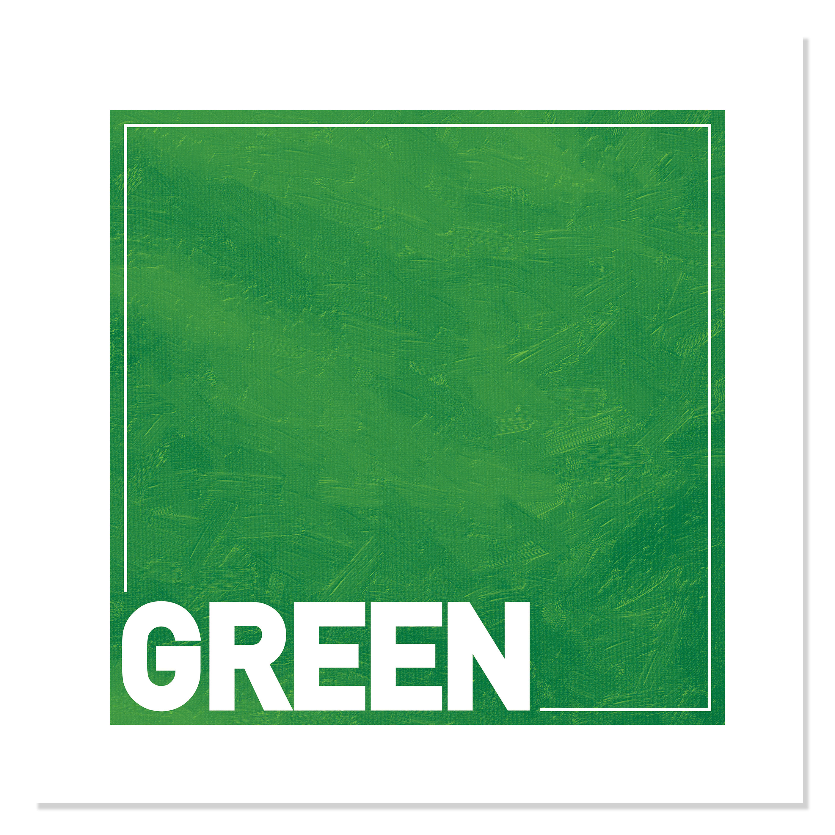 Casa Fine Arts Rolled 'Green' Paper Print - Wayfair Canada