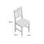 Kristel 43cm H Solid Wood Slat Back Side Chair-20623752
