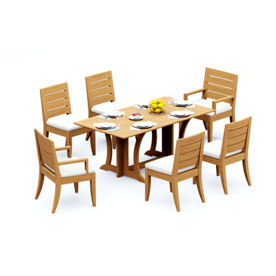 Atnas Outdoor Teak Dining Set