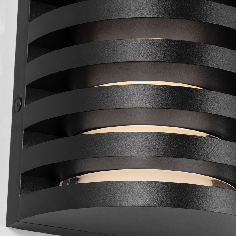 Quoddy LED Outdoor Wall Lantern, 8.5" H x 3.6" W x 6" D