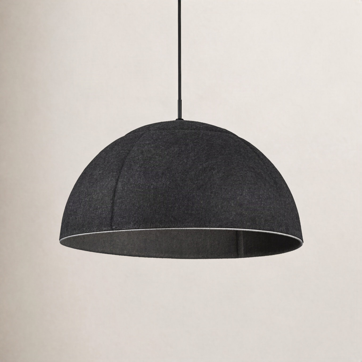 Nava Single Light Pendant, Dark Gray