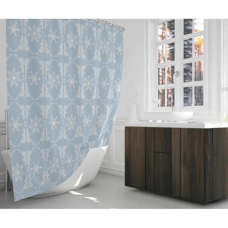 Rideau de douche léger, Bleu