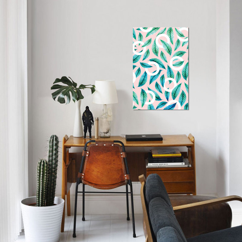 « tropical nirvana », impression sur toile, H 60 po x l 40po x P 1,5 po, Pas de tapis, Toile tendue