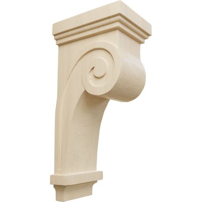 Corbeau à volutes l 4 1/2 po x P 5 5/8 po x H 12 po (paquet de 6)