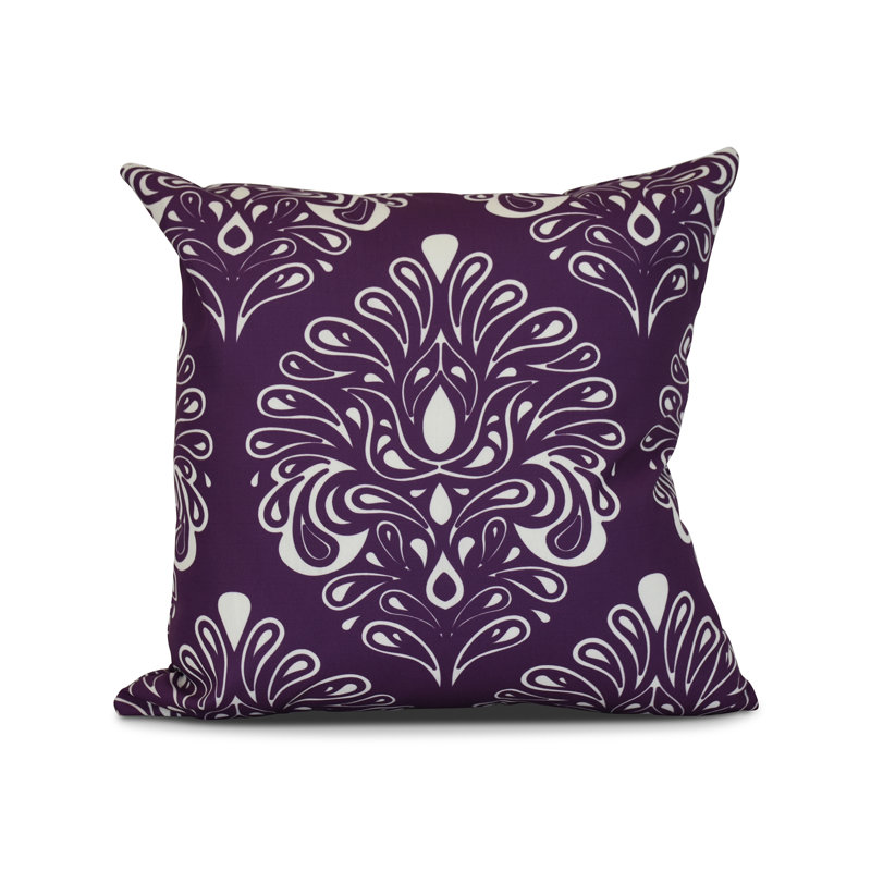 Housse de coussin et insert d’extérieur carrés, 16 po x 16 po, Mauve