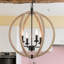 Lustre en globe 4 lumières 4 pièces