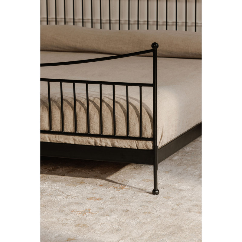 Monet Queen Bed Black, King