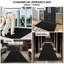 Tapis d'entrée noir pour l'extérieur-112477056