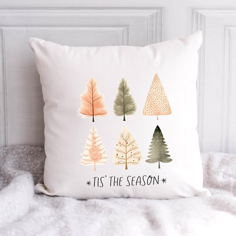 Coussin décoratif 03_Hygge_Christmas_tree, 18 po x 18 po