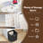 Space-Saving Computer Desk With Open Shelf And Fabric Storage Drawer-1716298334