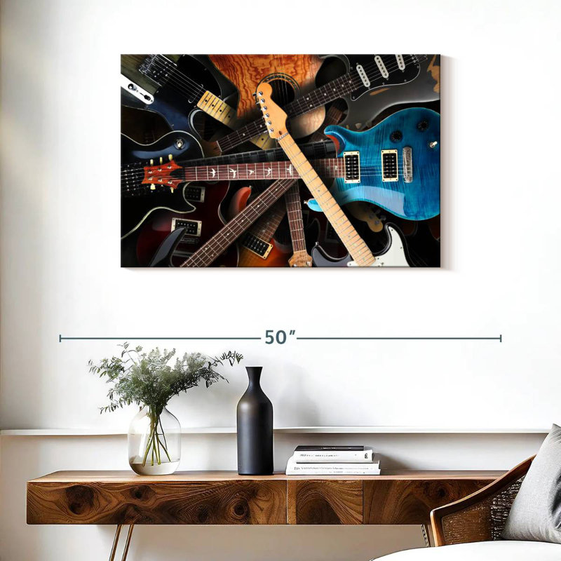 Collection de guitare Abarca, H 24 po x l 36 po