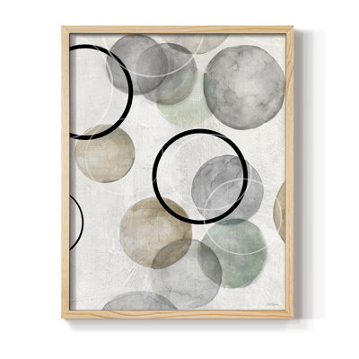 Bubbles I Framed Print - Solid Wood