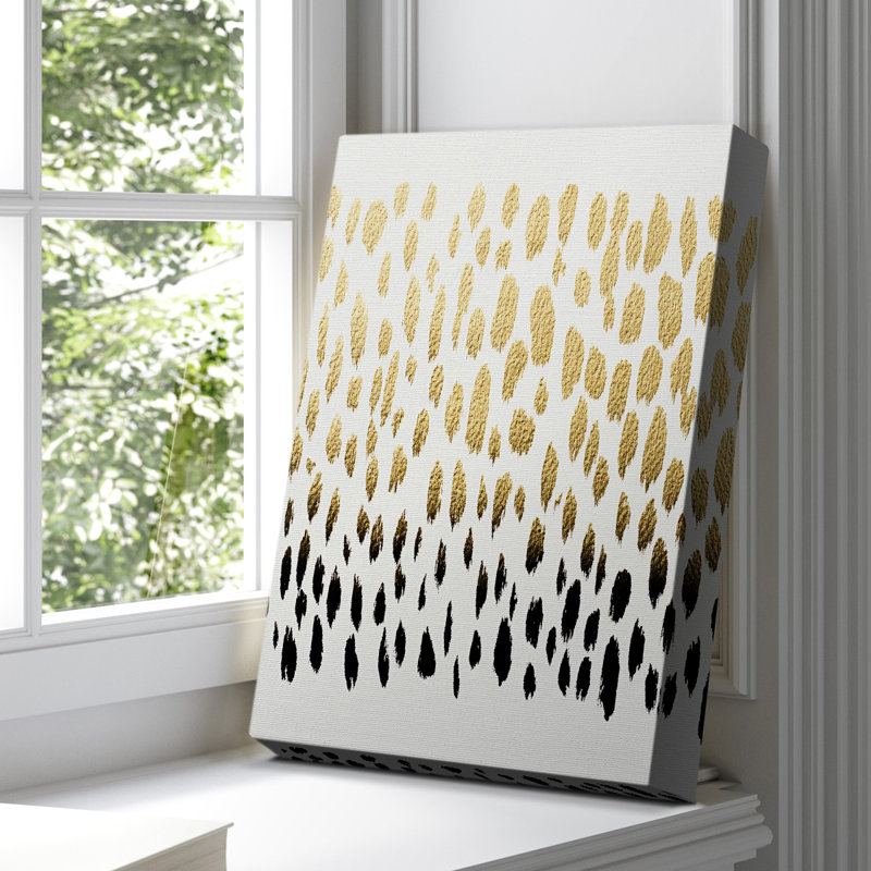 Toile tendue avec châssis abstrait, abstrait CCXXII - prêt à être accroché, H 18 po x l 12 po