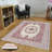 Stylish Hall Carpet (3.3 x 6.6 ft), 100% Polyester, 0.3 in Pile Height | Antibacterial, Non-Slip PVC Felt Dot Underside | Machine Washable, 3D Digital Print, Durable & Easy to Clean | Perfect for Entryway & Living Areas-2093162872