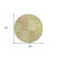 Tapis rond 8 po